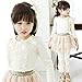 Zhuannian Little Girls Flower Long Puff Sleeve Blouses T-shirts