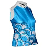 Sugoi Women's Indie Sleeveless Jersey, Laguna, X-Small