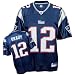 Reebok New England Patriots Tom Brady Replica Alternate Jersey,Blue,X-Large