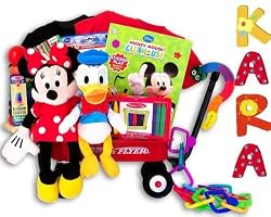 Disney Minnie Mouse Clubhouse Baby Gift Basket - Personalized