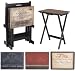 Tuscan Wine Tv Trays, 25.5"Hx19.5"W, MULTI