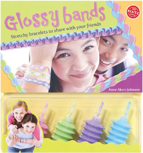 Klutz Glossy Bands: Stretchy Bracelets to Share with Your Friends Craft Kit