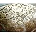 Gold Leaf - Decorative Pillow Covers - Velvet Burnout Pillow Cover on Silk Slub