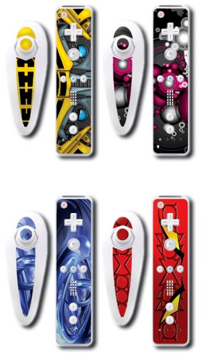 Wrapstar Invasion Graphic Skin for 4 Wii Nunchuk and Remotes (Wii)