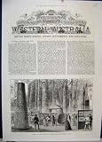 1886 Trophy Mother Pearl Forest Scene Australian Court