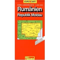 RV Euro-L�nderkarte 1:800 000 Rum�nien / Republik Moldau