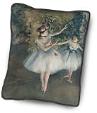 Courtauld Institute   Edgar Degas Two Dancers Silk Pillow
