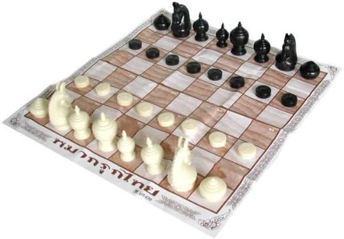 Thai Board Game Chess Traditional Board Game World Chess 1 Pcs.