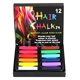 H&S® Temporary Hair Dye Pastel Chalk 12 / 24 / 36 Colours Kit Set (12 Colours)