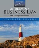 Andersons Business Law and the Legal Environment, Standard Edition