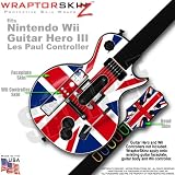 Union Jack 02 Skin by WraptorSkinz TM fits Nintendo Wii Guitar Hero III (3) Les Paul Controller (GUITAR NOT INCLUDED)
