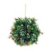 16" Decorative Christmas Kissing Ball with Clear Lights