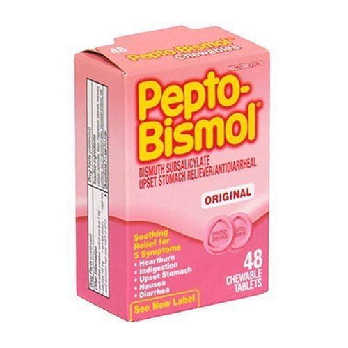 Pepto-Bismol Chewable Tablets, Original 48 ea