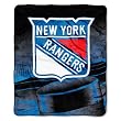 New York Rangers NHL Micro Raschel Blanket (50x60")"