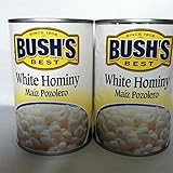 White Hominy Two 15.5oz Cans of Bush's Best