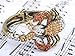 Alilang Gold Scorpion Wrap Bangle Bracelet Topaz Colored Crystal Rhinestone Scorpio