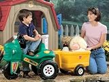 Pedal Farm Tractor Trailer