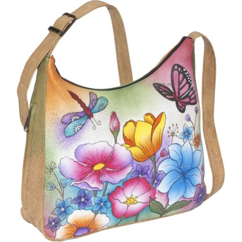 Anuschka Large Hobo- Floral Garden