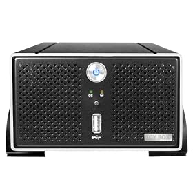Dual SATA HDD NAS Network Attached Storage Enclosure GigaBit IB-NAS4220-B