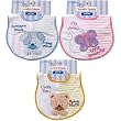 Velour Applique Friends Feeder Bib