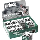 Prince Rage Single Yellow Dot Squash Balls (12-Count)