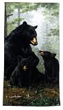 Biederlack Hautman Brothers Black Bear Family Body Towel