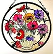 Anemones Stained Glass Suncatcher By Winged Heart