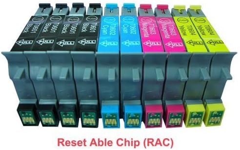 Generic Compatible Ink Cartridge Replacement for Epson T060 (4xBlack, 2xCyan, 2xMagenta, 2xYellow, 10-Pack)