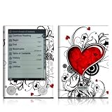 My Heart Design Protective Decal Skin Sticker for Sony Digital Reader PRS-600