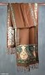 Pashmina shawl, 'Hillside Flowers'