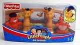 Little People Figures Set - Ark Animals with Two Tigers and Two Giraffes