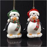Review Kurt Adler  / Set Of 10 Red & Green Penguin Novelty Christmas Lights #UL1919