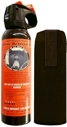Bear Deterrent Pepper Spray  Hip Holster 7.9oz 