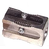 Kum 104.03.01 Magnesium Alloy Metal 1-Hole Steel Blade Rectangular Pencil Sharpeners