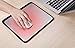 #1 USB Warmer Mouse Pad, GVDV Gaming Aluminium Heated Mouse Pad W Non-slip Rubber Base & Micro Sand Blasting Aluminium Surface for Fast and Accurate Control (Included USB cable W On/Off Switch)