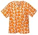 University of Tennessee Logo Scrubs Top Shirt-Size XXL- 100% Natural Cotton - NOT a CHEAP BLEND - For HIM or HER- GIFT Ideas for Man Men Woman Women Ladies Nurses MOM Mother or DAD Father
