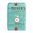 Mrs. Meyer's Bar Soap, Basil (Pack of 6)