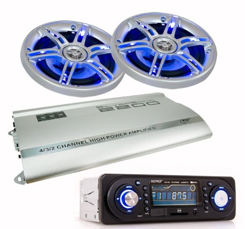 2200W Auto Musikanlage Radio USB SD Endstufe LED-Lautsprecher Boxen CAR-337