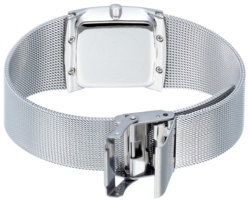 Skagen Ladies Watch 608SSSB with Silver Stainless Steel Bracelet and Black Dial Image of Skagen Ladies Watch 608SSSB with Silver Stainless Steel Bracelet and Black Dial