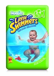 Huggies Little Swimmers Disposable Swimpants (Character May Vary), Small, 12-Count (Pack of 2)