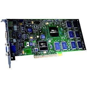 3Dlabs OX-020000-01 Glint R3 32MB SGRAM AGP 4x Graphics Card
