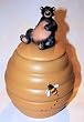 Bear Honey Bee Honey Jar Yellow Bee Hive Cute