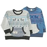 【アウトレット】 La Chiave トレーナー(80～130cm) キムラタンの子供服 ブルー 90 ( 53352x53552-144 )