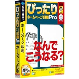 ぴったりホームページ印刷 Pro (説明扉付きスリムパッケージ版)