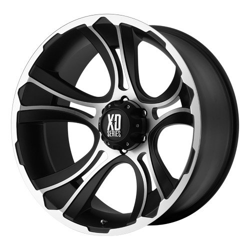 18x9 KMC XD Crank (Matte Black / Machined) Wheels/Rims 6x139.7 (XD80189068500)