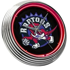 Toronto Raptors Neon Clock