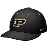 Nike Purdue Boilermakers Black On Field Fitted Hat