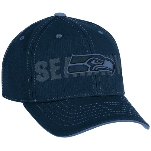 NFL Boy's End Zone Youth Structured Adjustable Hat - NE08B (Seattle Seahawks, Youth 4-7)
