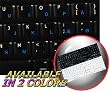 MAC ENGLISH-DANISH KEYBOARD STICKERS ON BLACK BACKGROUND