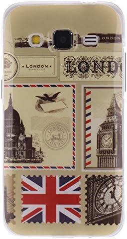 G360 Case,Samsung Galaxy Prevail LTE Case,Galaxy Core Prime Case,Danhua Premium [Drop Protection] Case Slim Fit Soft Flexible Extremely Thin Gel TPU Series Scratch-Proof Case for Samsung Galaxy Core Prime G360 /G3606/G3608/G3609/Prevail LTE - London British Flag Pattern